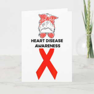 Heart Disease Awareness Chf Warrior Nftw Card