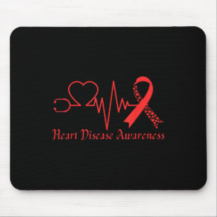 Heart Disease Awareness Go Red In February Health Mouse Pad