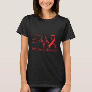 Heart Disease Awareness Go Red In February Health T-Shirt