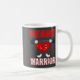 Heart Disease Awareness Heart Warrior Wear Red Hea Coffee Mug