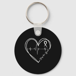Heart Disease Awareness Heartbeat Chd Wear Red Hea Key Ring