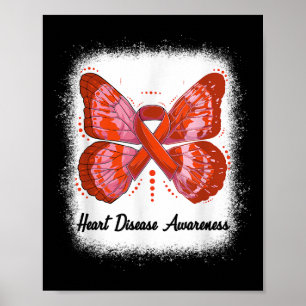Heart Disease Awareness In February We Wear Red Bu Poster