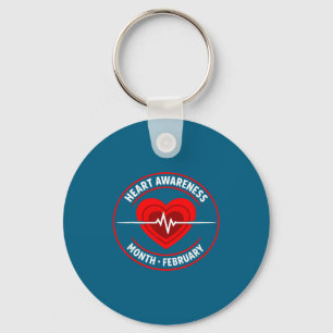 Heart Disease Awareness  Key Ring