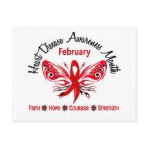 Heart Disease Awareness Month Butterfly 3.2