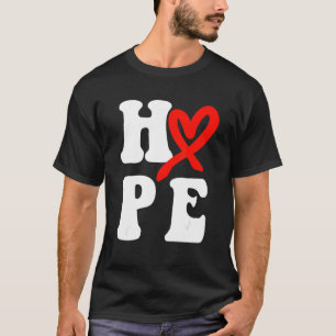 Heart Disease Awareness Month Hope Vintage Heart H T-Shirt