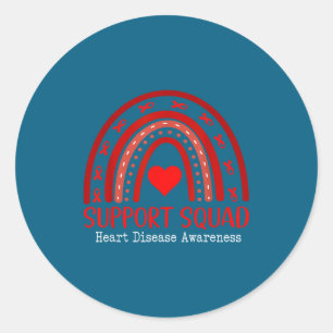 Heart Disease Awareness Month Open Heart Diseases  Classic Round Sticker