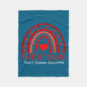 Heart Disease Awareness Month Open Heart Diseases Fleece Blanket