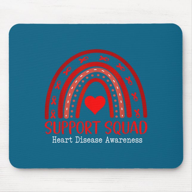 Heart Disease Awareness Month Open Heart Diseases  Mouse Pad (Front)