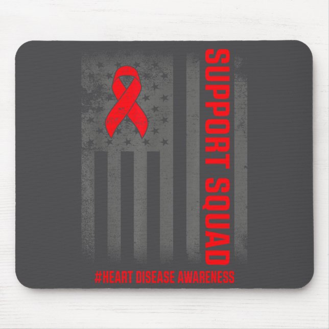 Heart Disease Awareness Month Open Heart Diseases  Mouse Pad (Front)