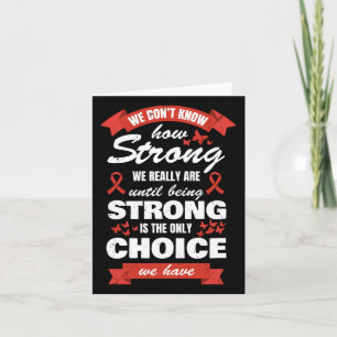 Heart Disease Awareness Month Strong Heart Health Card
