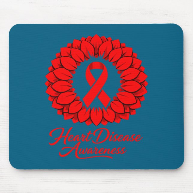 Heart Disease Awareness  Mouse Pad (Front)