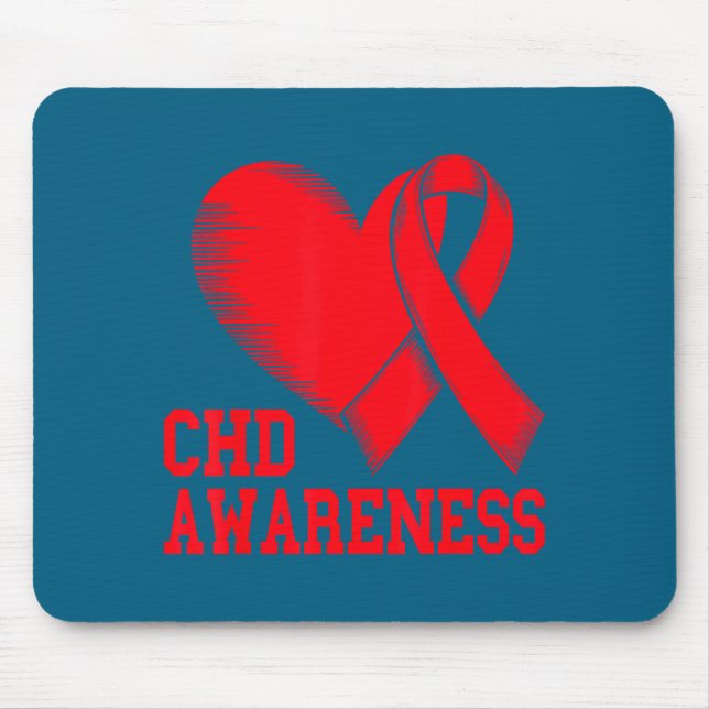 Heart Disease Awareness  Mouse Pad (Front)