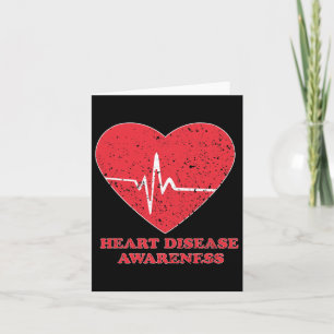 Heart Disease Awareness -national Wear Red Shirt D Card