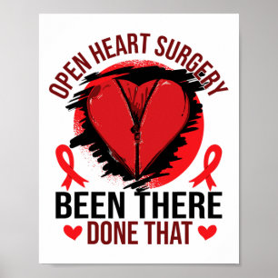Heart Disease Awareness Open Heart Surgery Poster