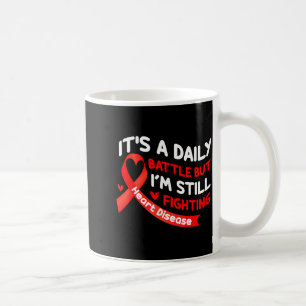 Heart Disease Awareness Red Heart Health Month Coffee Mug