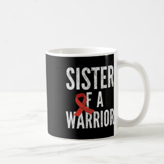 Heart Disease Awareness Sister Of A Warrior Women' Coffee Mug