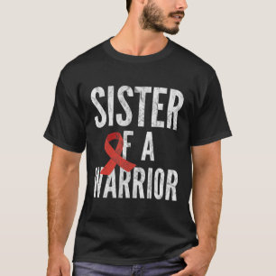 Heart Disease Awareness Sister Of A Warrior Women' T-Shirt