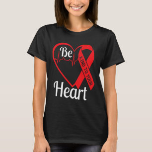Heart Disease Awareness Wear Red In February Graph T-Shirt