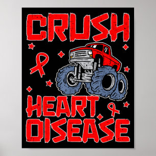 Heart Disease Chd Awareness Month Kids Boys Girls Poster