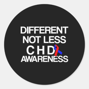 Heart Disease Defect Survivor Chd Warrior 1 Classic Round Sticker