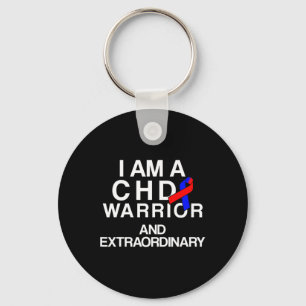 Heart Disease Defect Survivor Chd Warrior 2 Key Ring