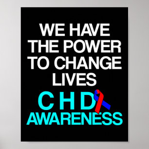 Heart Disease Defect Survivor Chd Warrior 4 Poster
