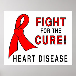 Heart Disease Fight for the Cure Poster
