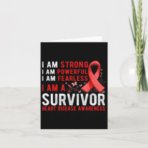 Heart Disease Survivor Month Support Heart Disease Card