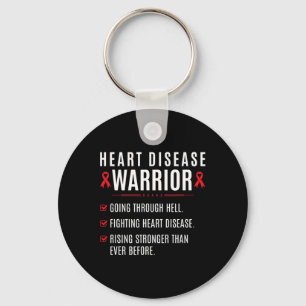 Heart Disease Warrior Awareness Survivor To Do Lis Key Ring