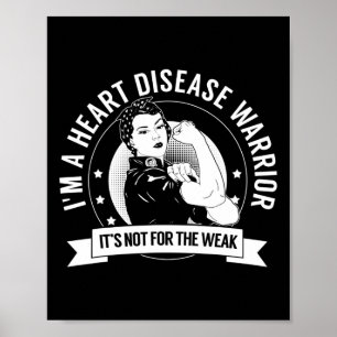 Heart Disease Warrior Nftw Poster