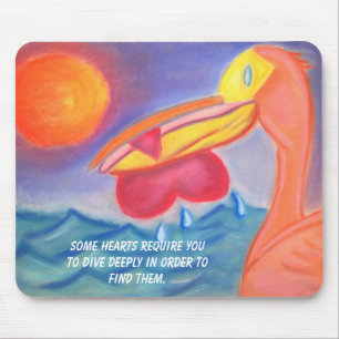 Heart Dive Deeply mousepad