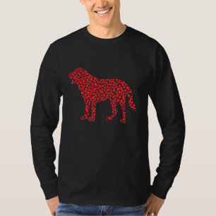 Heart Dog Lover Gifts Saint Bernard Puppy Valentin T-Shirt