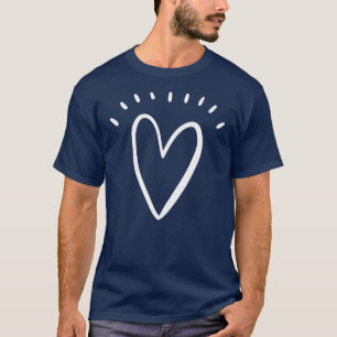 Heart Doodle Valentines Day  T-Shirt