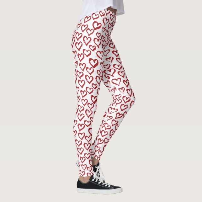 Heart Doodles leggings (Right)