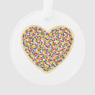 Heart Dots Acrylic Ornament