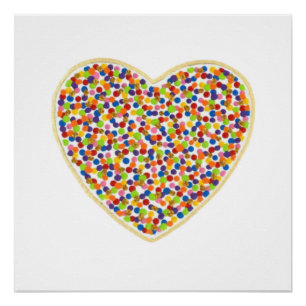 Heart Dots Perfect Poster