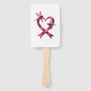 Heart Dragonflies Men Women Kid Hand Fan