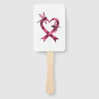 Heart Dragonflies Men Women Kid Hand Fan