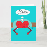 Heart Dreams Shades of Green Card