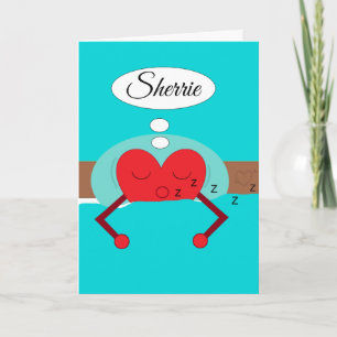 Heart Dreams Shades of Green Card