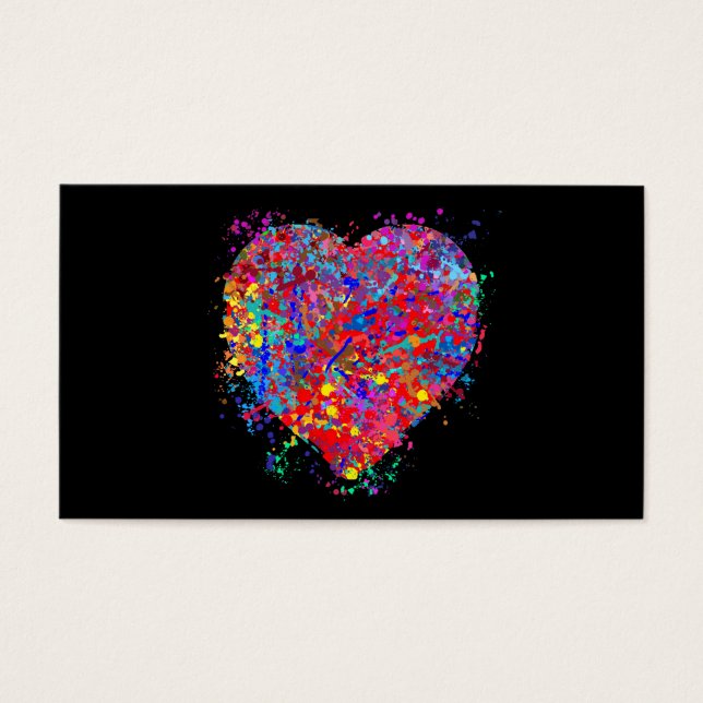 Heart, Drip Art (Front)