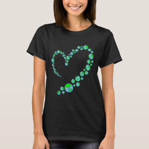 Heart Earth Day Cute Save The Planet Environmental T-Shirt