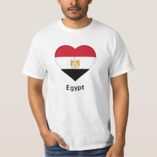 Heart - Egypt Flag T-Shirt