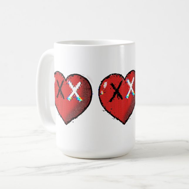 Heart emoji mug (Front Left)