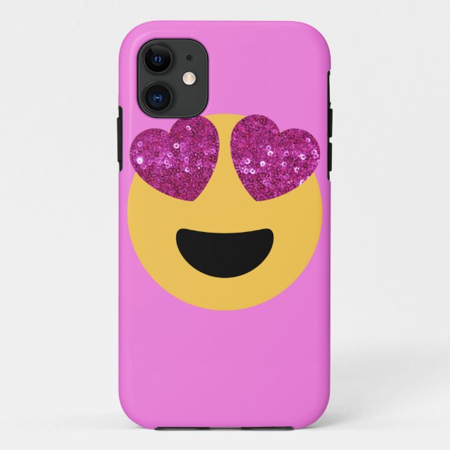 heart eye emoji Case-Mate iPhone case (Back)