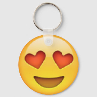 Heart Eyes Emoji Keychain
