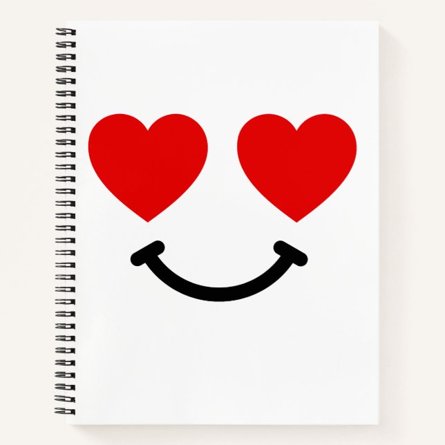 heart eyes Notebook (Front)