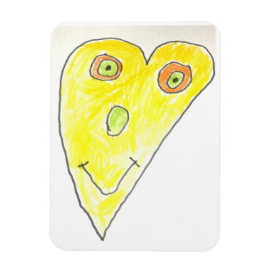 Heart Face magnet