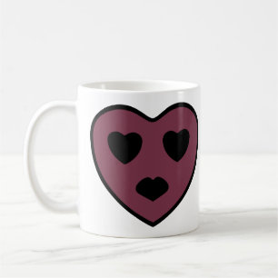 Heart Face Pout Coffee Mug
