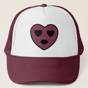 Heart Face Pout Trucker Hat